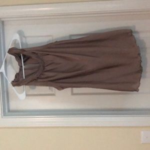 Dressy taupe colored shirt